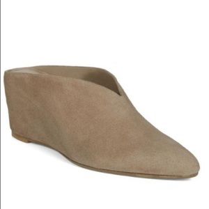 Vince Kia suede wedge mule